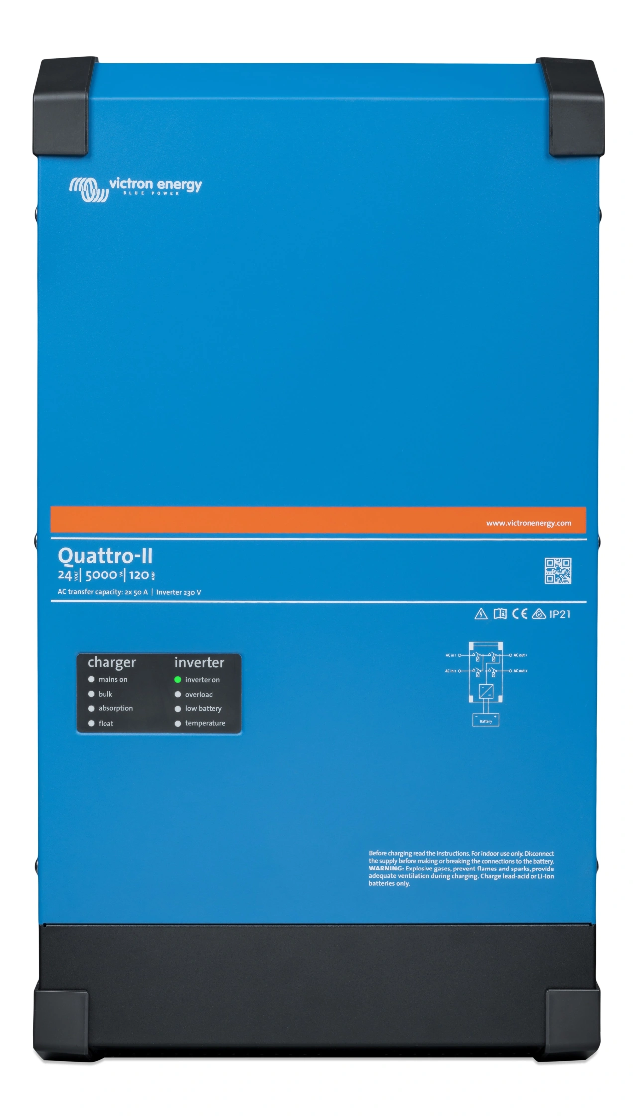 Invertor fotovoltaic Quattro-II 24/5000/120-50/50 230V