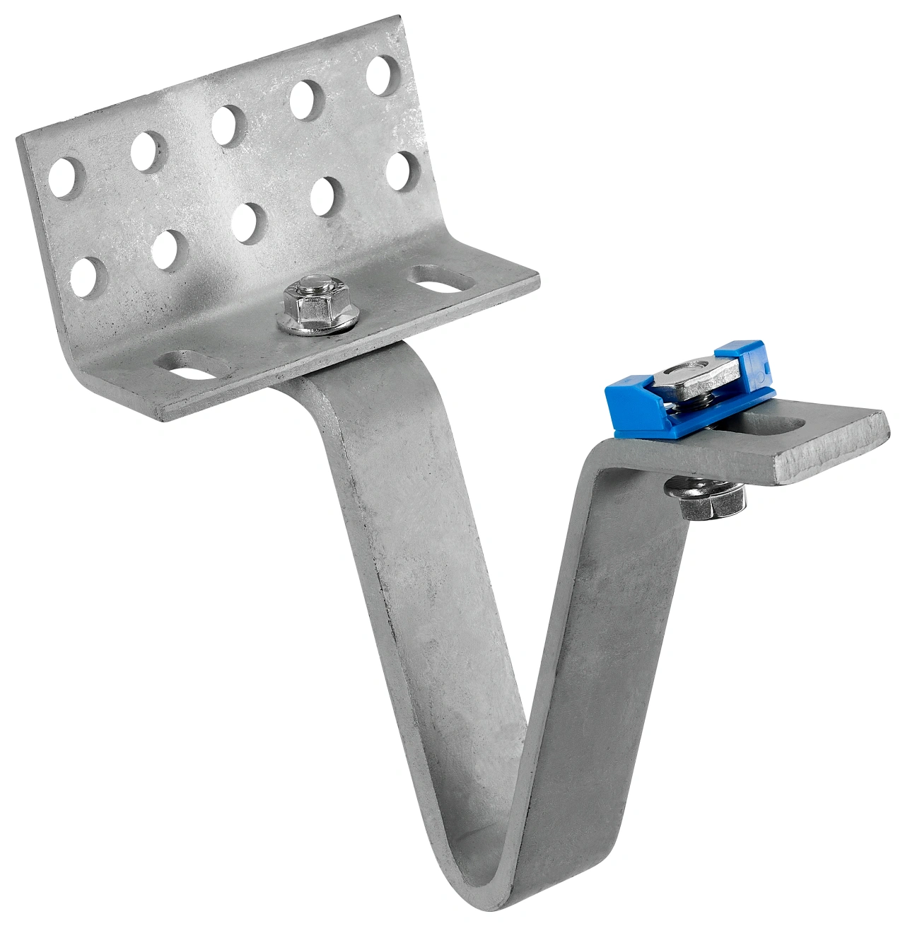 Cârlig acoperiș țiglă 8mm galvanizat gât 42-55mm fotovoltaic