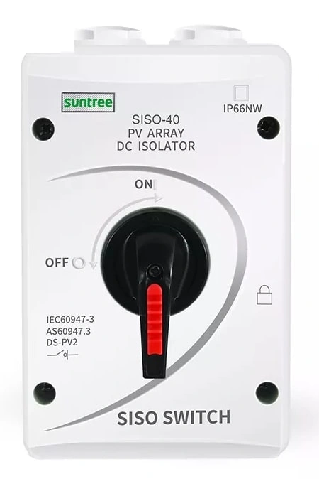 SISO Comutator fotovoltaic DC (baterie)