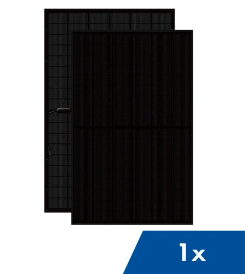 Sunrise Aquamen 440W, GlassGlass, Bifacial, full black, sing_0