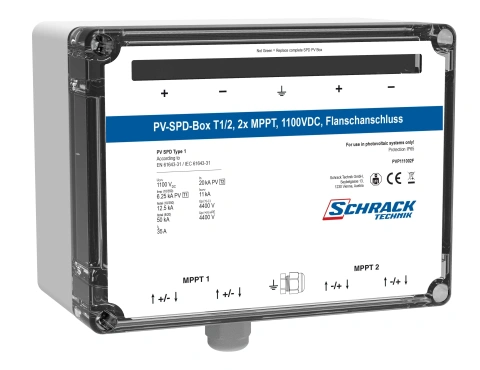PV-SPD-Box T1/2, 2x MPPT, 1100VDC, conexiune flansa