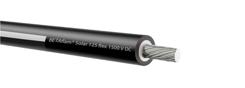 Cablu fotovoltaic 6mm² 100m negru/alb singlecore