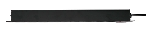 PDU 9x Schuko, 19", 1U, cablu 2m,comutator on/off negru,ALU_2