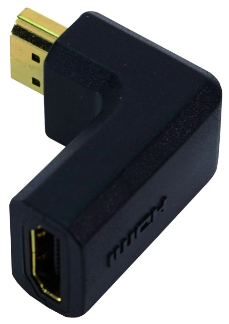 Adaptor HDMI 90°, HDMI A tată - HDMI A mamă
