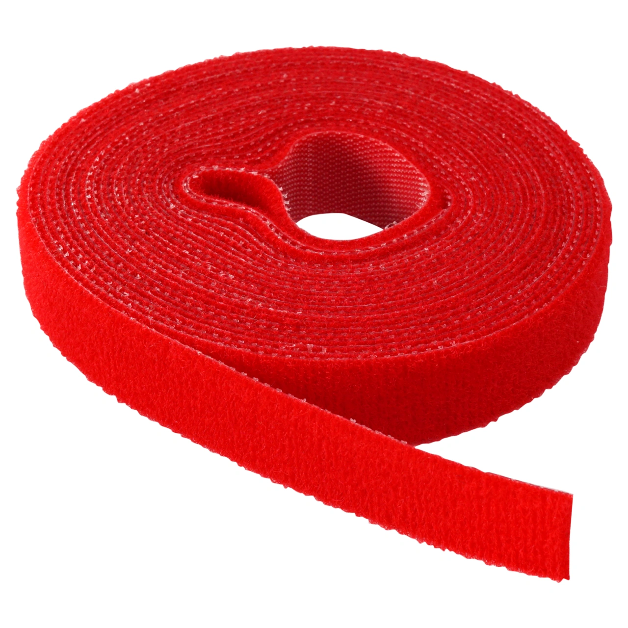 Colier velcro rosu 16mmx4m