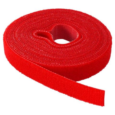 Colier velcro rosu 16mmx4m