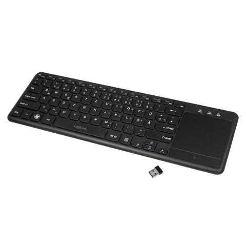 Tastatură Wireless, 2,4 GHz, cu Touchpad
