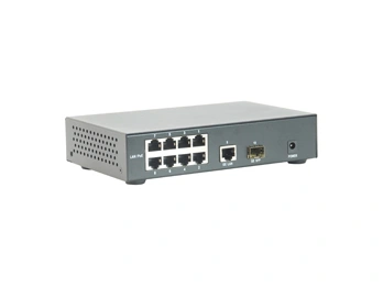 Switch 8xRJ45 10/100 (PoE) + 1xRJ45 + 1xSFP 1000, alimentare_0