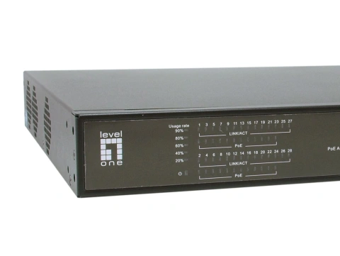 Switch 24xRJ45 10/100/ (PoE) + 2xGRJ45 + 2xGSFP_3