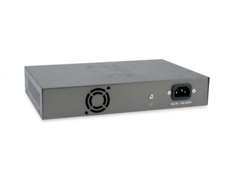 Switch 8xRJ45 10/100/1000 (PoE+) + 2xSFP 1000, 19", 150W_1