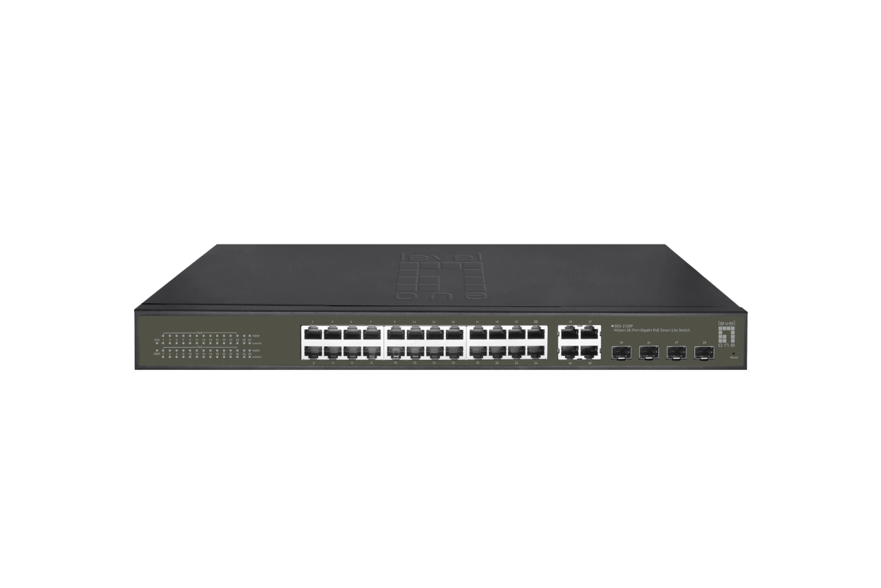 Switch 24xRJ45 1000 (PoE+) + 4xSFP/RJ45 Combo, 19" 380W