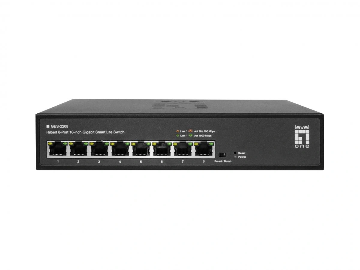 Switch Smart Lite 8xRJ45 10/100/1000, 10"