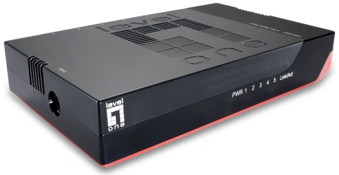 Switch 5xRJ45 10/100/1000,silențios,f.vent.,alim.extern_1