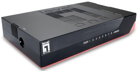 Switch 8xRJ45 10/100/1000,silențios,f.vent.,alim.extern_1