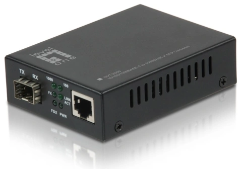 Mediaconvertor 1x RJ45 10/100/1000 - 1x FO SFP-Slot