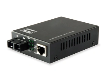 Mediaconvertor 1x RJ45 10/100/1000 - 1x FO SC 1000 SM 20km