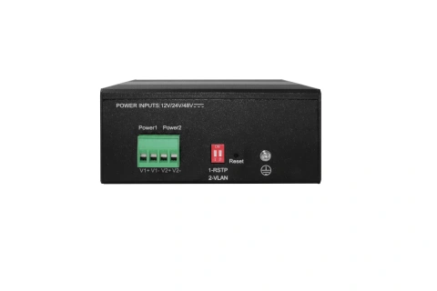 Switch șină DIN 8xRJ45 PoE 1000 + 2xSFP, fără alimentare_2