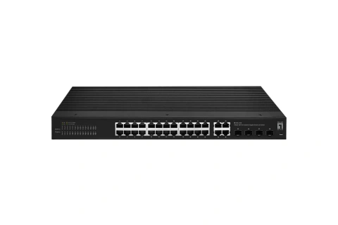Switch Smart Lite 24xRJ45 10/100/1000 + 4xSFP/RJ45 Combo,19"