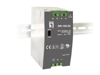 Sursă de alimentare industrială, 24VDC, 120W, șină DIN