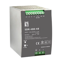 Sursă de alimentare industrială, 48VDC, 480W, șină DIN