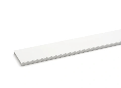Capac canal parapet Signa 80mm, RAL9010 alb