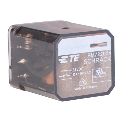 Releu de putere 3CC 24Vc.c. 16A, capac normal AMP Faston 187_1