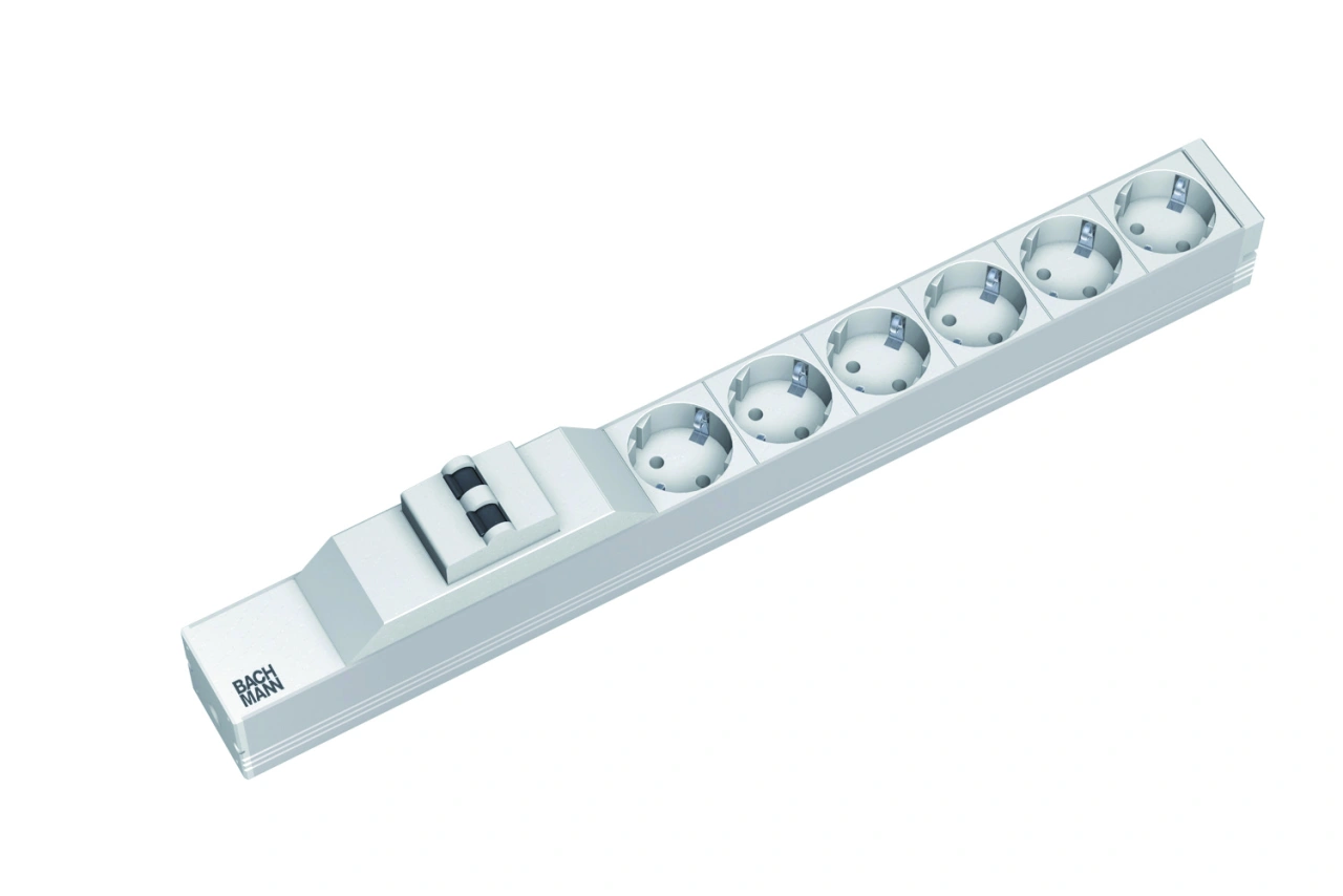 PDU19'' 6xSchuko,2m fisa Schuko sir clema, AL, intr. Prot.