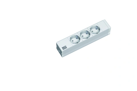 PDU 10'' 3xSchuko, 2 m fisa Schuko, AL