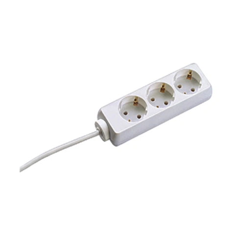 SELLY 3xSchuko PC FI 1.5m ,  H05VV-F 3G1, alb