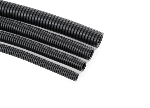 Tub gofrat negru FLEX 320N,D32,HF,stabilizat UV, CU FIR