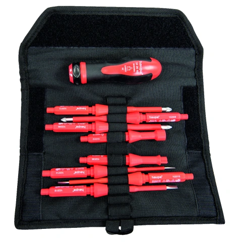 Set șurubelnițe izolate interschimbabile HAUPA „Vario“ 1000 V- 9 piese