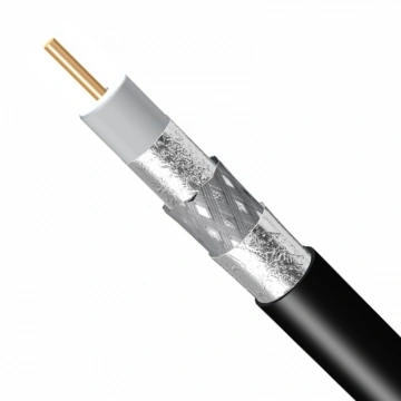 Cablu coaxial RG6 Cu-Cu, 100m sau 500m