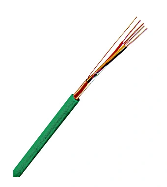 Cablu ecranat iz. şi manta LS0H J-H(ST)H 2x2x0,8 EIB verde