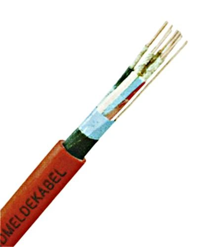 Cablu telec.ignif.fără hal. JE-H(ST)H 4x2x0,8 E60 rosu