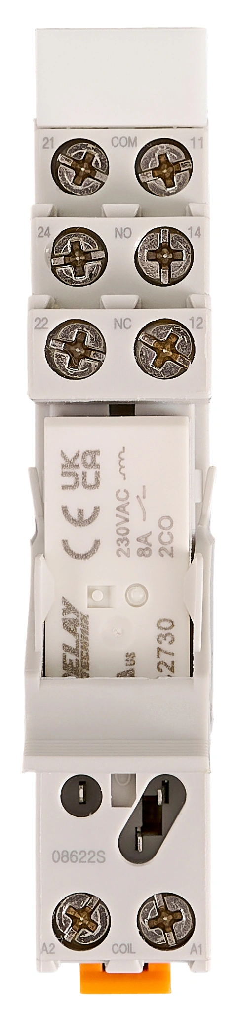 SET: PCB Relay, 2 CO, 8A, 230VAC, 5mm/Socket/Retaining clip_6