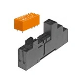 SET: PCB Relay, 2 CO, 8A, 230VAC, 5mm and Socket