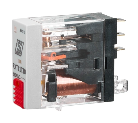Releu industrial îngust, 1CC, 230V c.a., 10A, LED_2