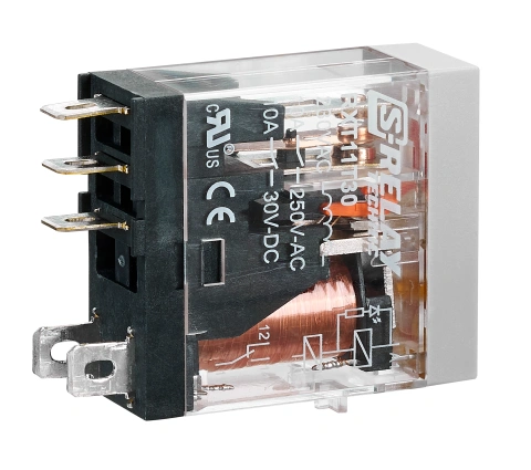 Releu industrial îngust, 1CC, 230V c.a., 10A, LED_4