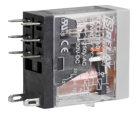Releu industrial îngust, 2CC, 230V c.a., 5A, LED_1