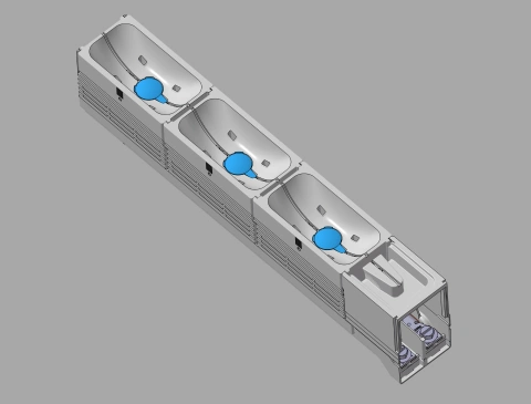 Bloc de conexiune 800A pentru sistemul de 185mm