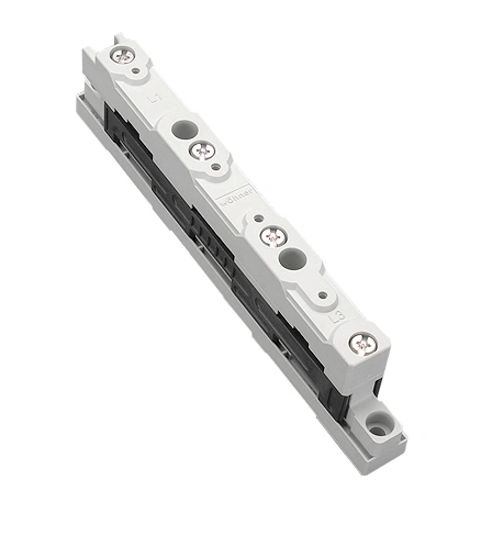 Suport bare 630A 3p surub exterior sistem 60mm
