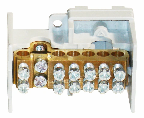 Clemă derivaţie 1 modul, 1x25mm²/6x16mm²