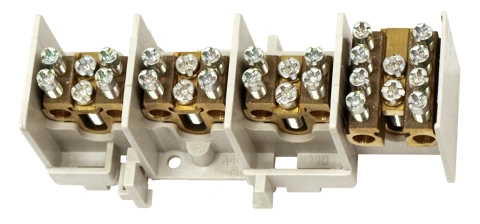 Clemă derivaţie 3+1 module: 3x25mm²/2x16mm²+1x25mm²/4x16mm²_1