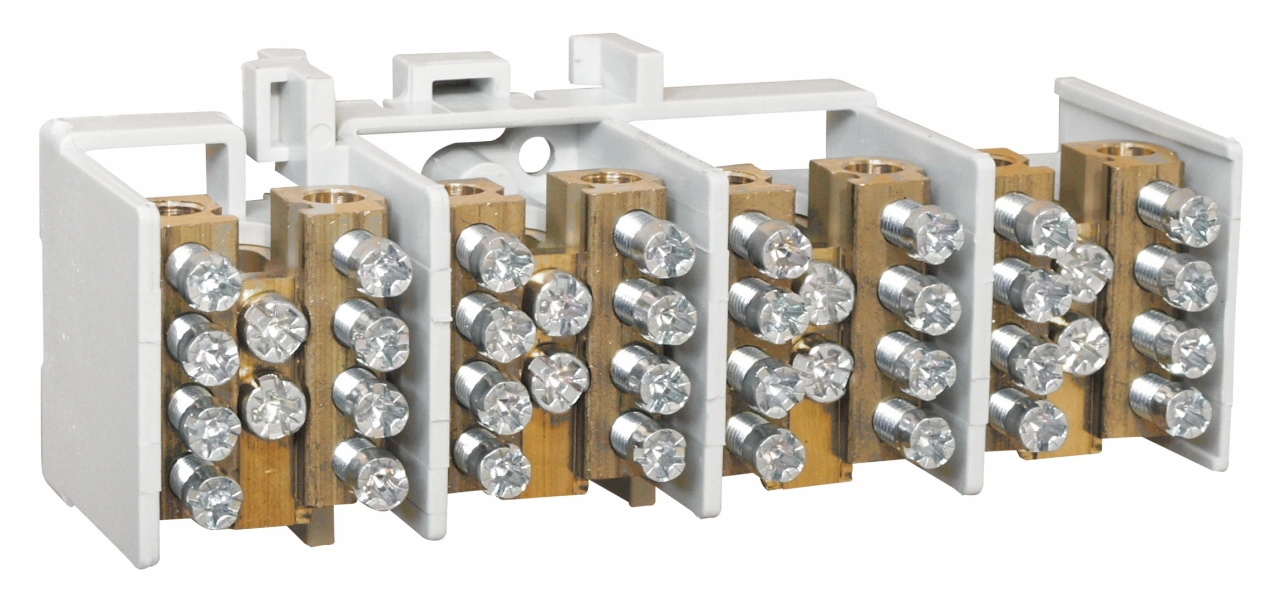 Clemă derivaţie 4 module, 4x25mm² fiecare cu 4x16mm²