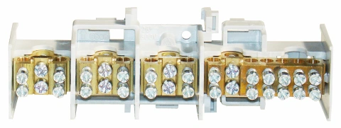 Clemă derivaţie 3+1 module: 3x25mm²/2x16mm²+1x25mm²/6x16mm²