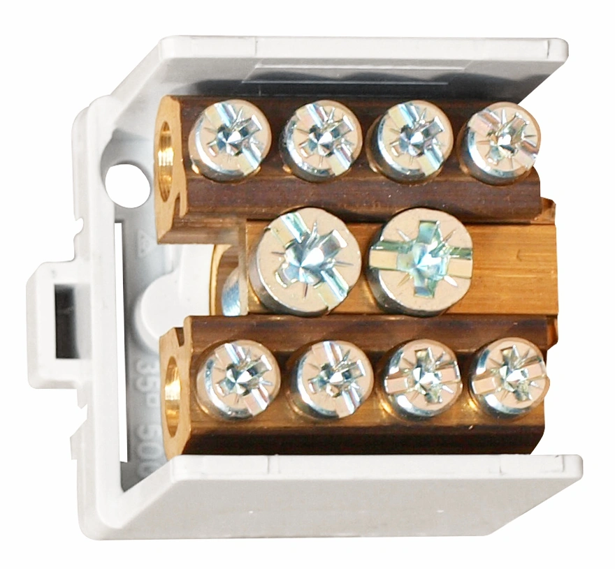 Clemă derivaţie 1 modul, 1x35mm²/4x25mm²