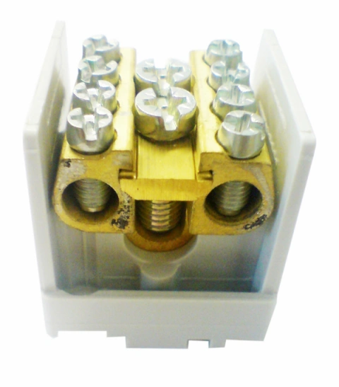 Clemă derivaţie 1 modul, 1x35mm²/4x35mm²