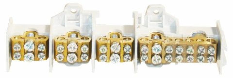Clemă derivaţie 3+1 module: 3x35mm²/2x25mm²+1x35mm²/6x25mm²