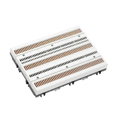 Sistem de bare 125A, 3 poli, lățime 225 mm