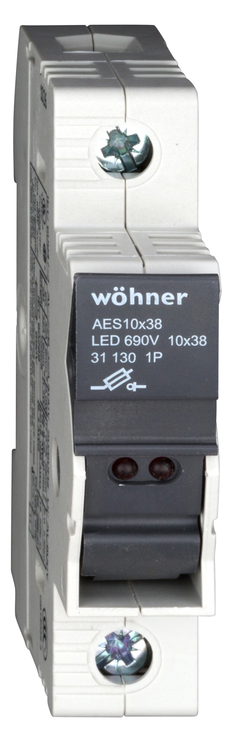 Separator cu siguranta 10x38 EasySwitch 1p 32A + LED